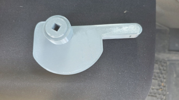 Front Backrest Folding Handle - Left Side 1