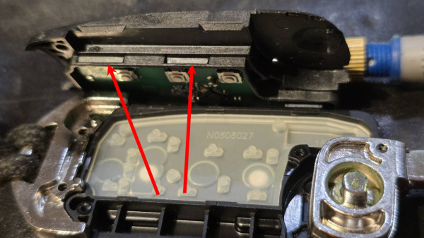 Set of 4 pcs. alarm button blockers for KEY FOB 3