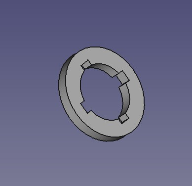 Set of 4 pcs. alarm button blockers for KEY FOB 1