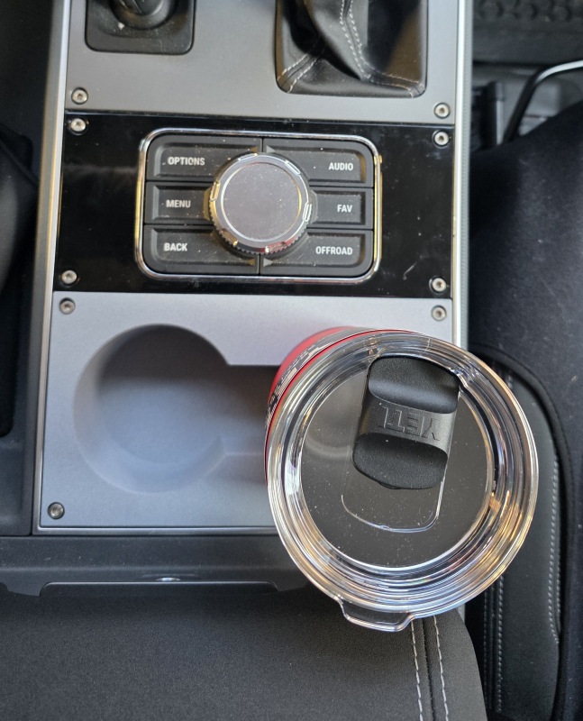 Car cup holder for YETI - front 2