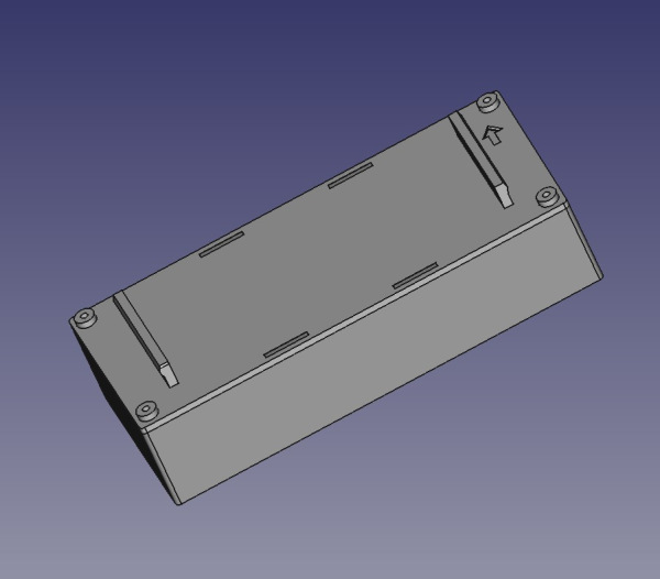 Storage above buttons 2